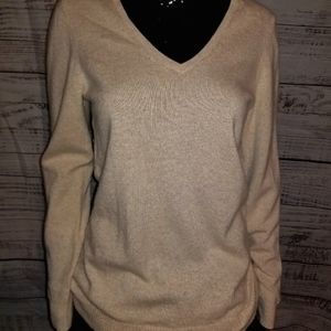 L.L Bean 100% pure cashmere sweater size medium
